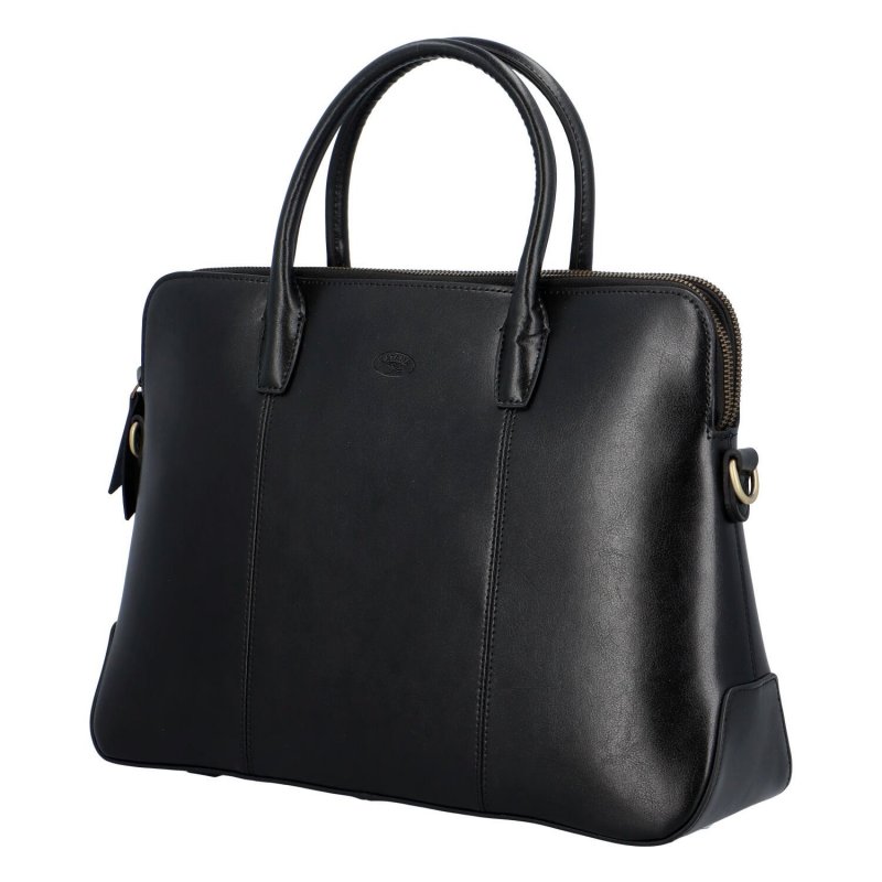 Luxusní dámská kožená kabelka Katana Paris, černá
