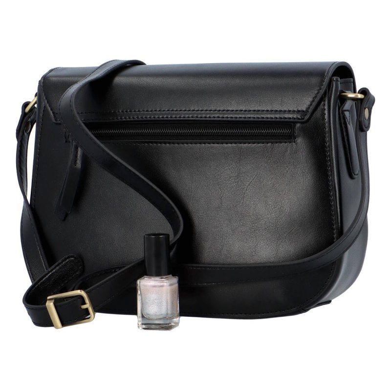Luxusní dámská kožená kabelka Katana Ema, černá