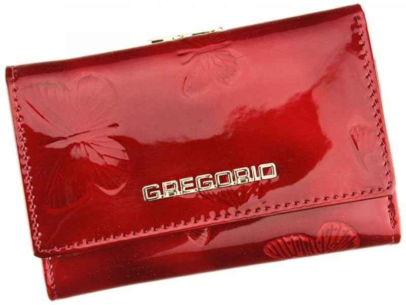 Stylová dámská kožená peněženka Guro, červená
