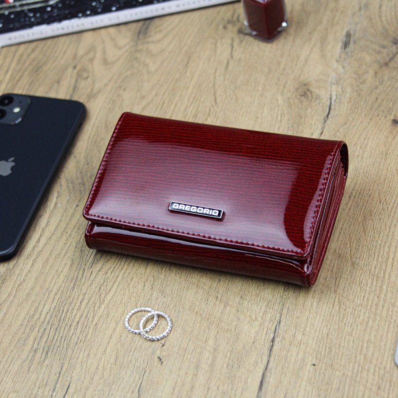 Stylová dámská kožená peněženka Diko, červená