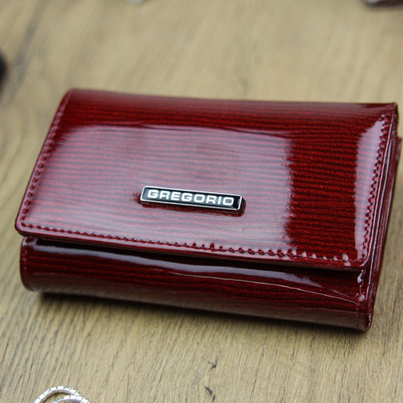 Stylová dámská kožená peněženka Drupl, červená