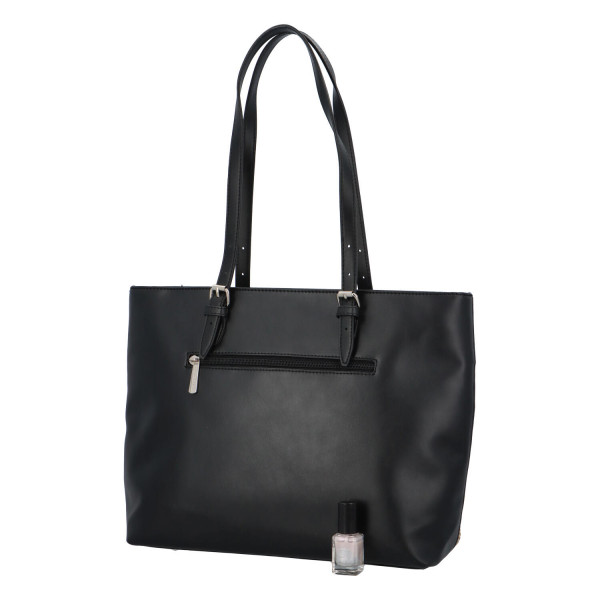 Nepřehlédnutelná dámská kombinovaná taška Milady, černá
