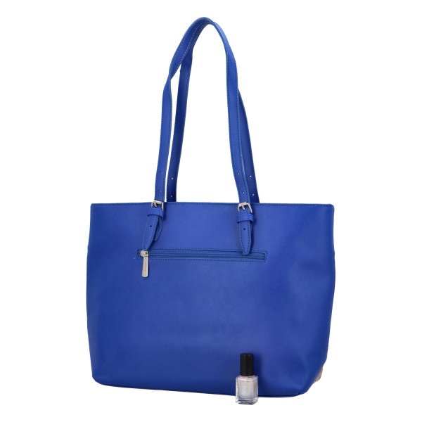 Nepřehlédnutelná dámská kombinovaná taška Milady,  královská modrá