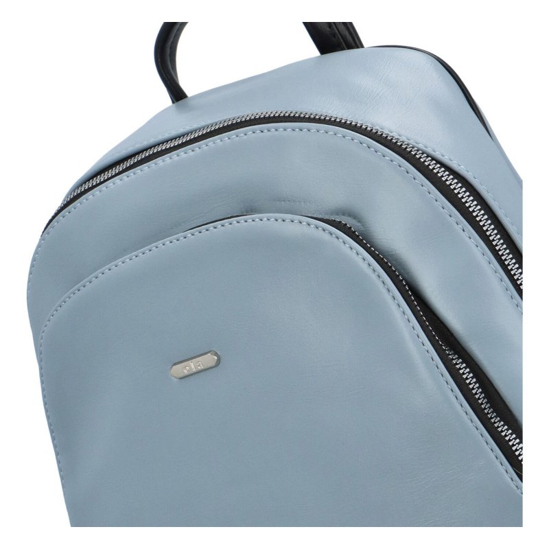 Módní dámský městský koženkový batoh Kim, modrá