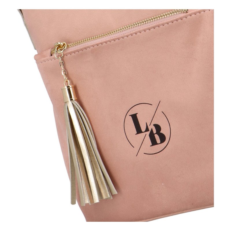 Luxusní dámská taška Laura Biaggi Sue, růžová