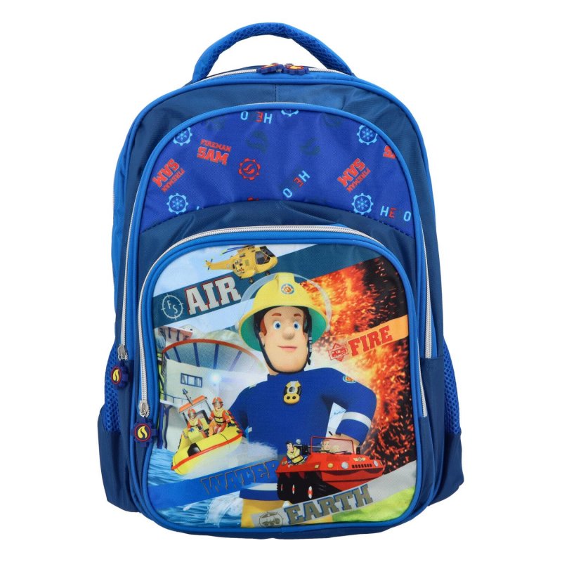 Dětský praktický batoh Požárník Sam, modrá