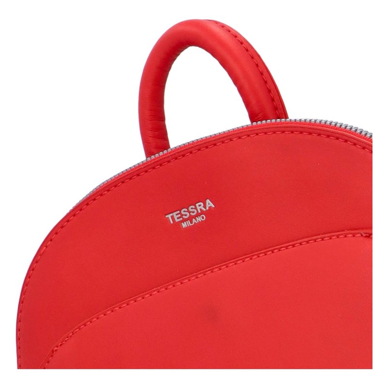 Městský dámský koženkový batůžek Magnet, červená