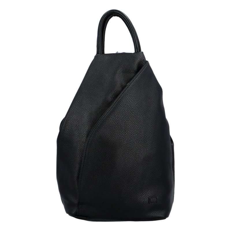 Stylový dámský koženkový batůžek Mendi, černá