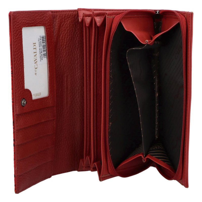 Dámská kombinovaná peněženka Kran, červená