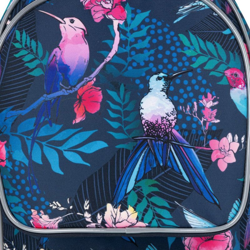 Objemný školní batoh s kolibříky Topgal ALLY