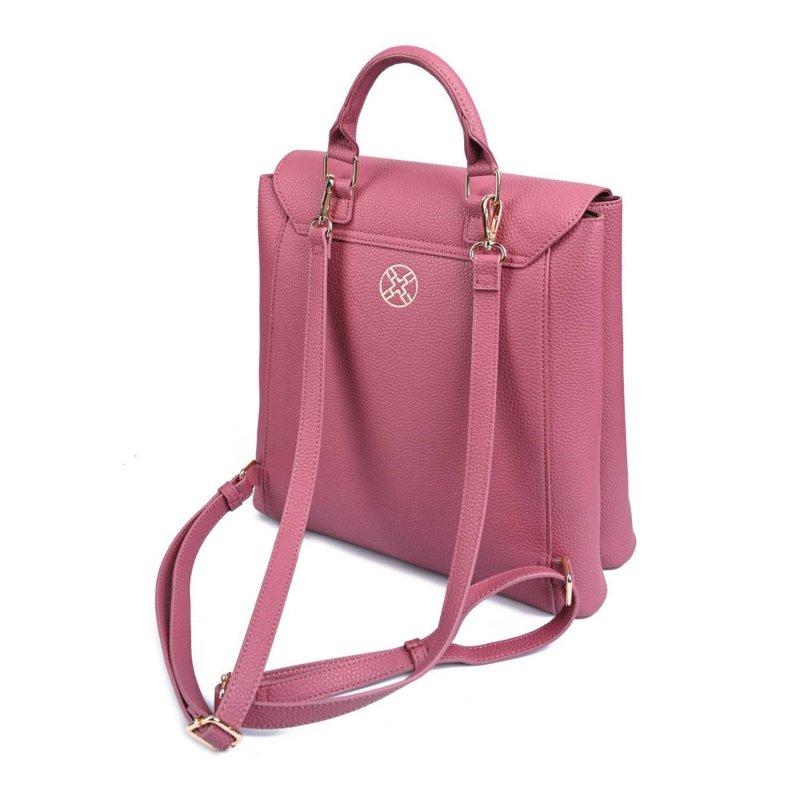 Dámský koženkový batoh VUCH Rosco, růžový