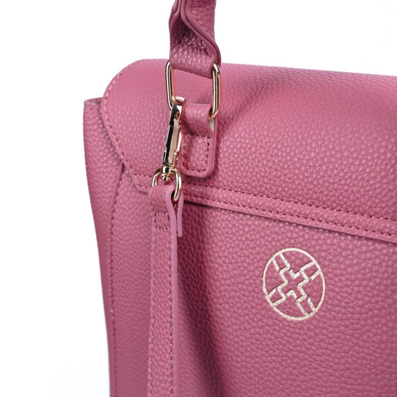Dámský koženkový batoh VUCH Rosco, růžový