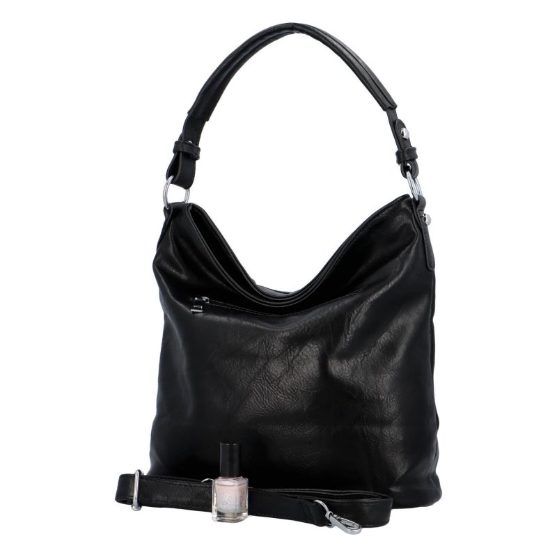 Praktická dámská koženková taška Harison, černá