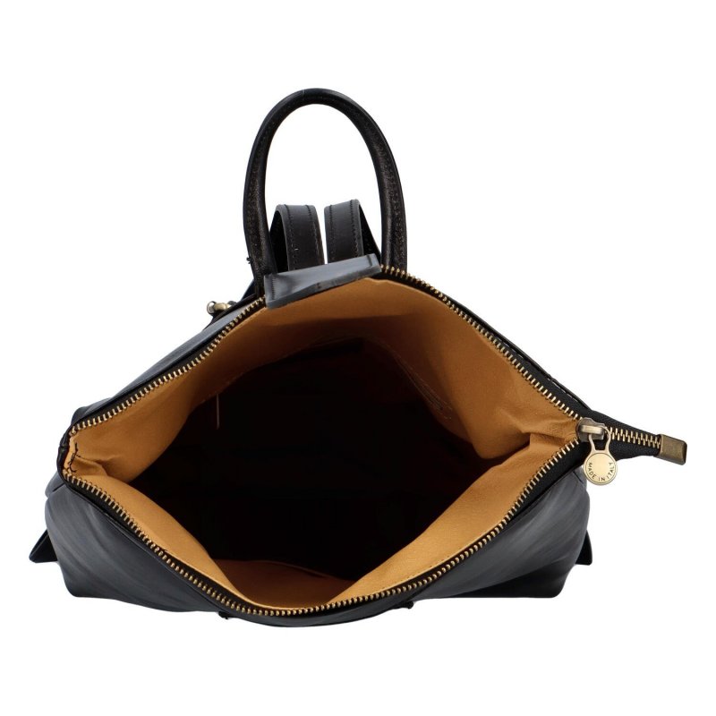 Luxusní universální kožený batoh Dubar, černá