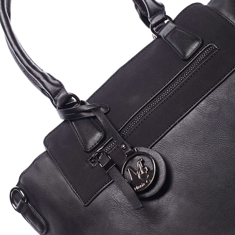 Luxusní kabelka přes rameno Milia, černá