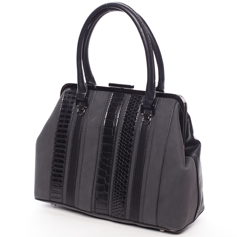 Luxusní kabelka do ruky PAULETTE, černá