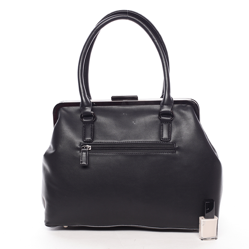 Luxusní kabelka do ruky PAULETTE, černá