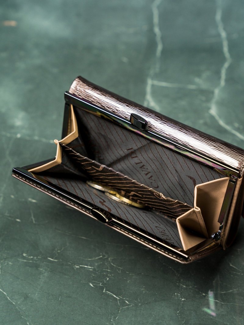 Trendová kožená peněženka Cavaldi Julia, šedá