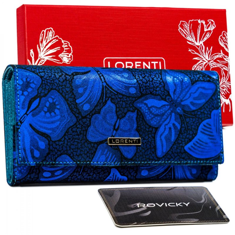 Dámská kožená peněženka Lorenti Kanta, modrá