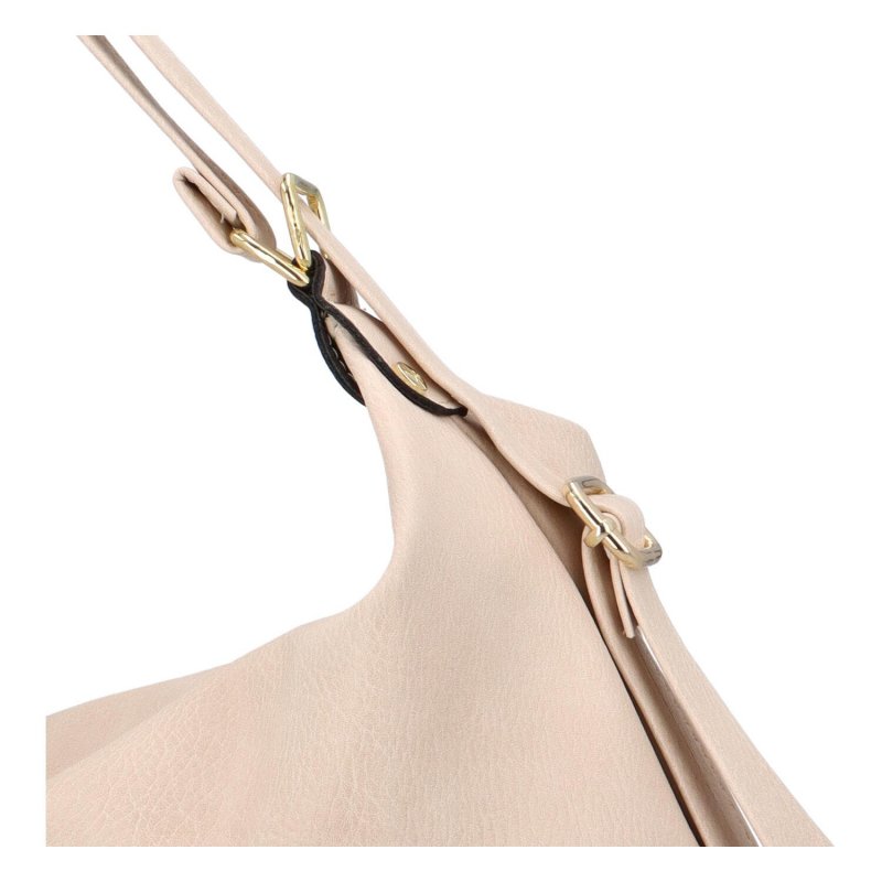 Praktická dámská koženková kabelka/batoh L.B. Bennee, béžová