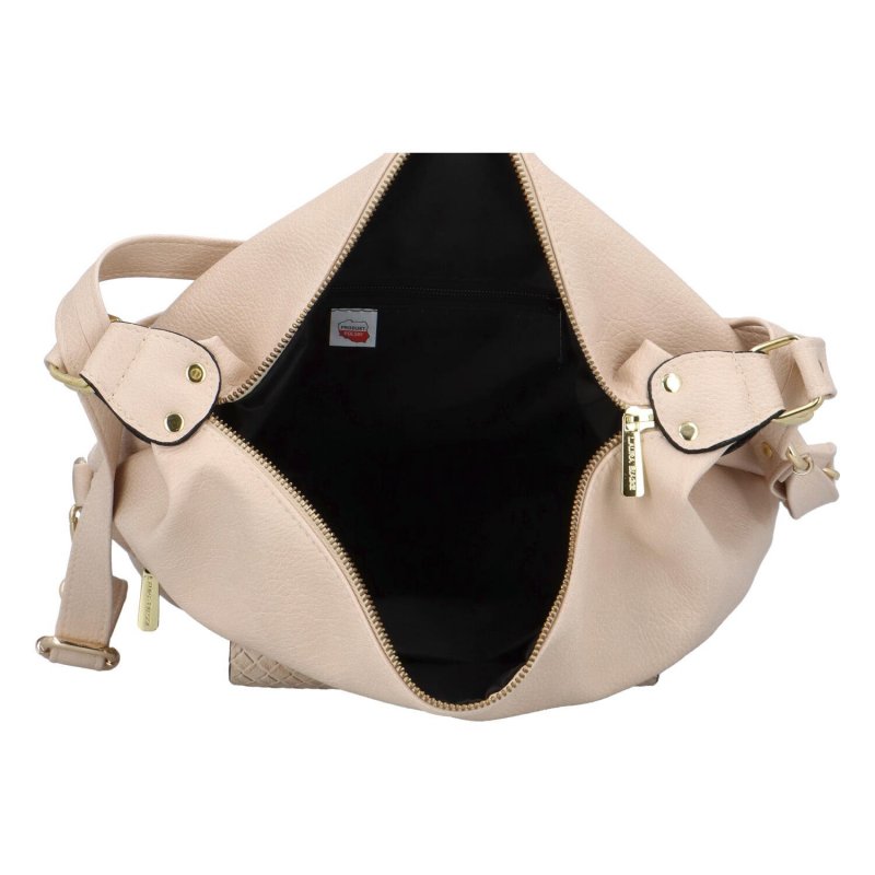 Praktická dámská koženková kabelka/batoh L.B. Bennee, béžová