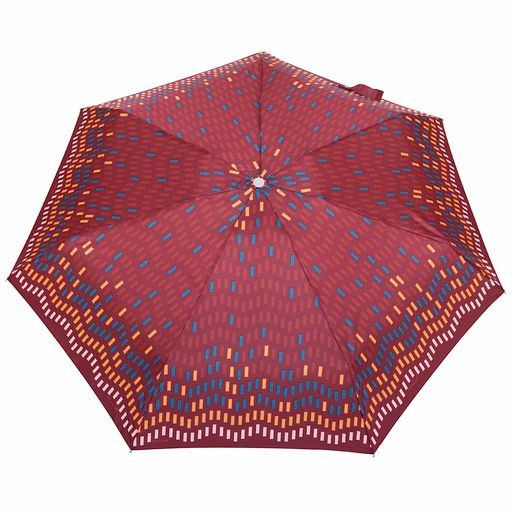 Skládací deštník střední Čárkování, červená