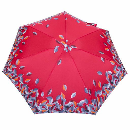 Skládací deštník střední Listí, červená
