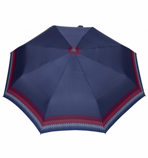 Skládací deštník Lemování, tmavě modrá
