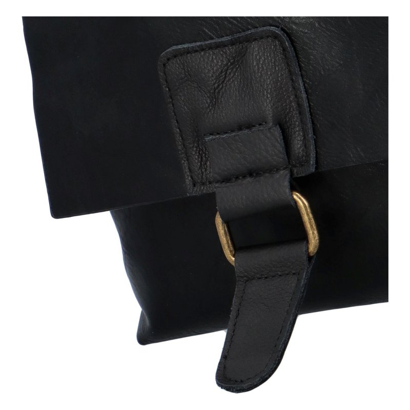 Menší dámský koženkový kabelko/batoh Kessy, černá