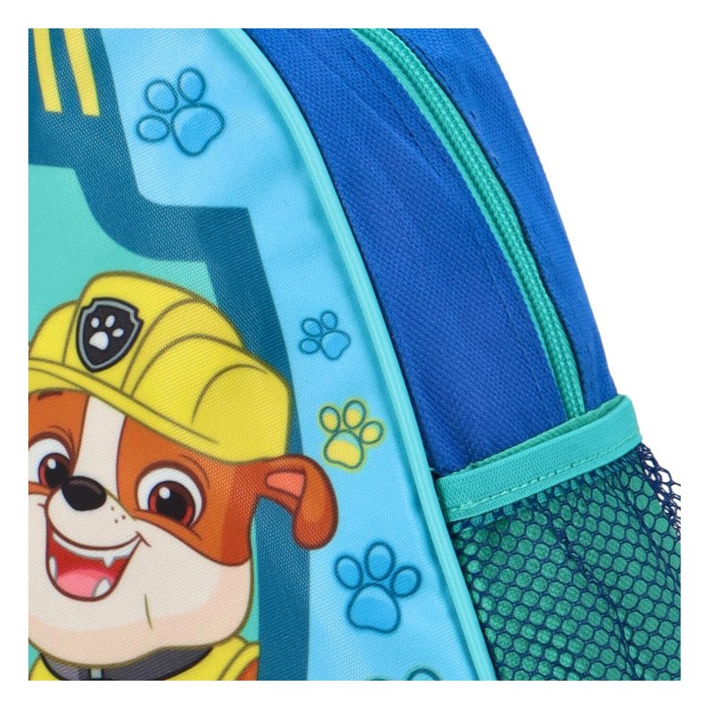 Veselý dětský látkový batůžek Tlapková patrola, modrý