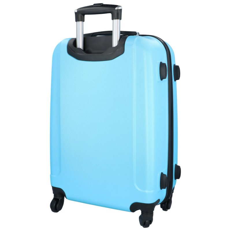 Plastový cestovní kufr Skyscraper modrý, vel. L