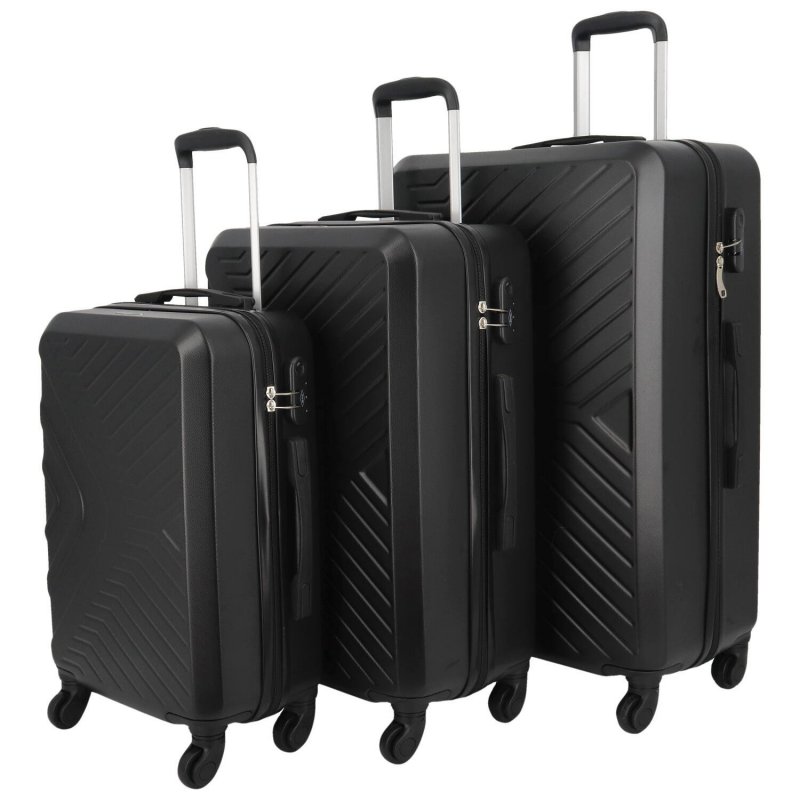 Sada cestovních kufrů Carbon 2.0 černá
