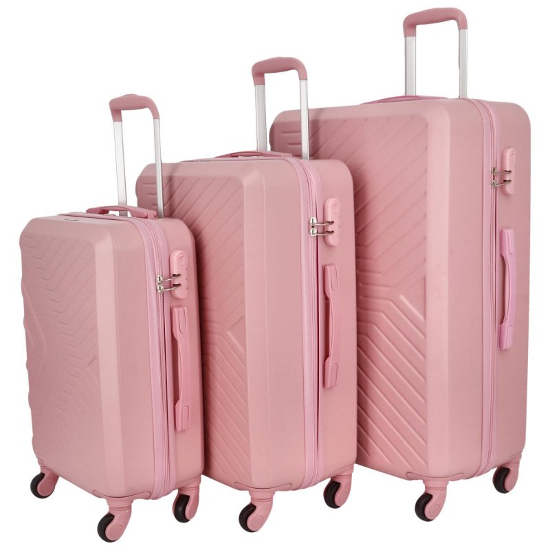 Sada cestovních kufrů Carbon 2.0 růžová