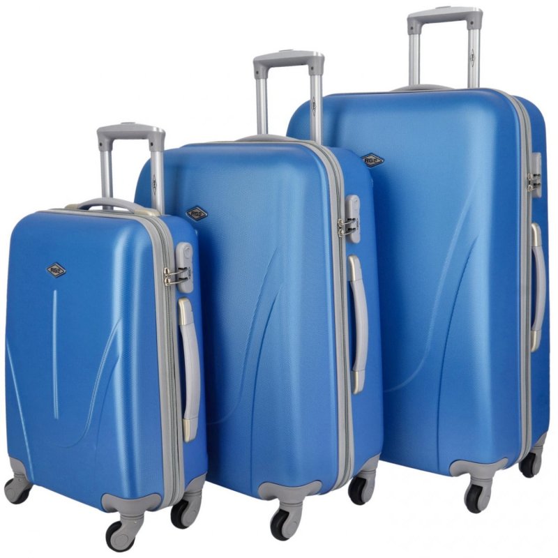 Sada cestovních kufrů Jelly modrá