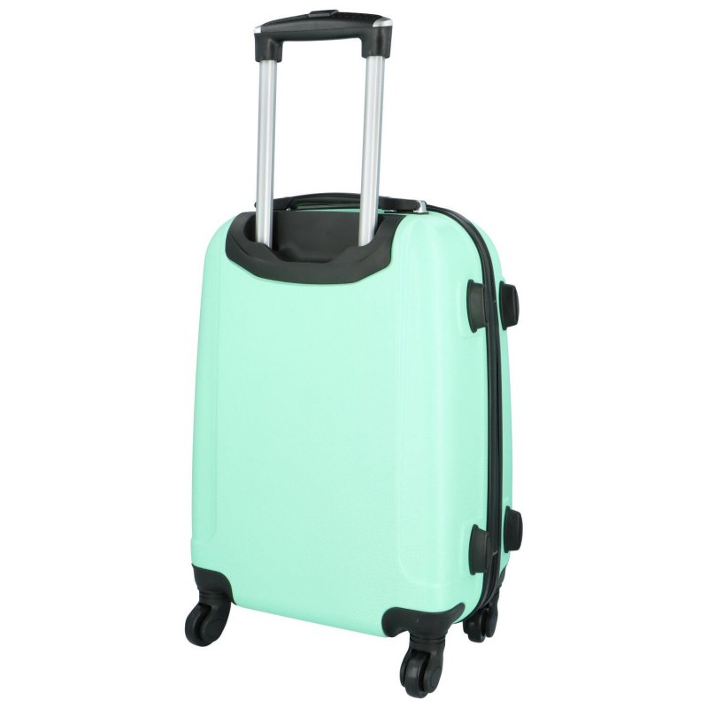 Cestovní kufr Traveler světle zelený vel. S