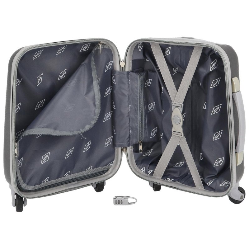 Příruční cestovní kufr Traveler 2.0 tmavě šedý