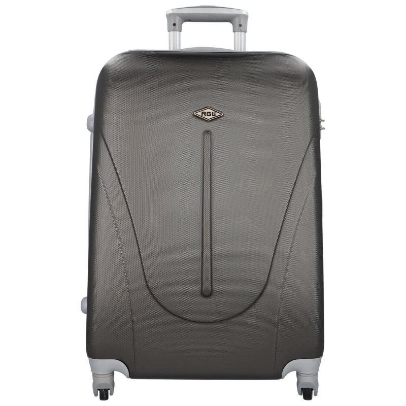 Cestovní kufr Traveler 2.0 tmavě šedý vel. M