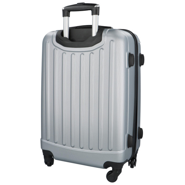 Sada cestovních kufrů Carbon stříbrný