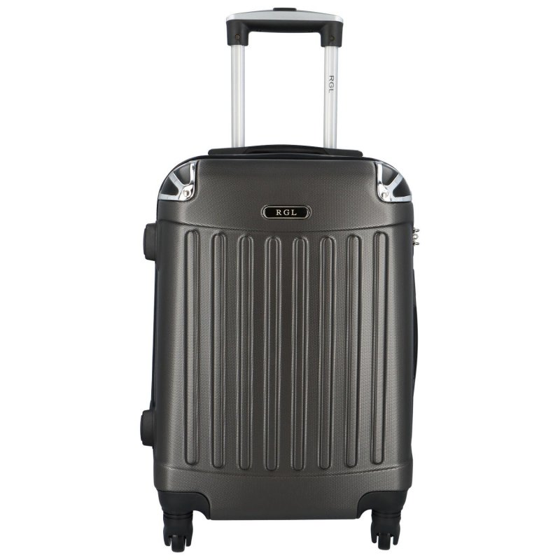 Cestovní kufr Carbon tmavě šedý vel. S