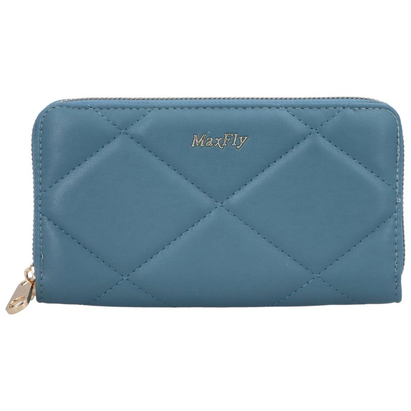 Dámská koženková peněženka MaxFly Late, modrá
