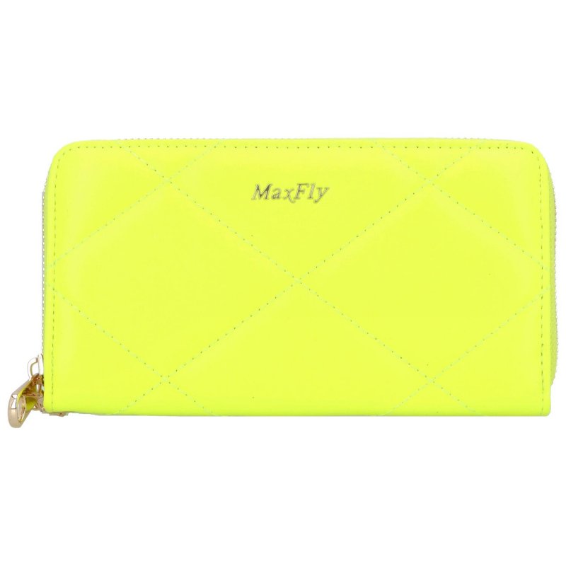 Dámská koženková peněženka MaxFly Late, žlutá