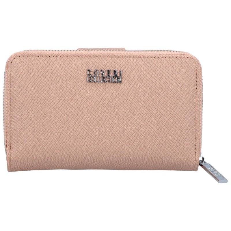 Trendová dámská koženková peněženka Covery Alido, růžová