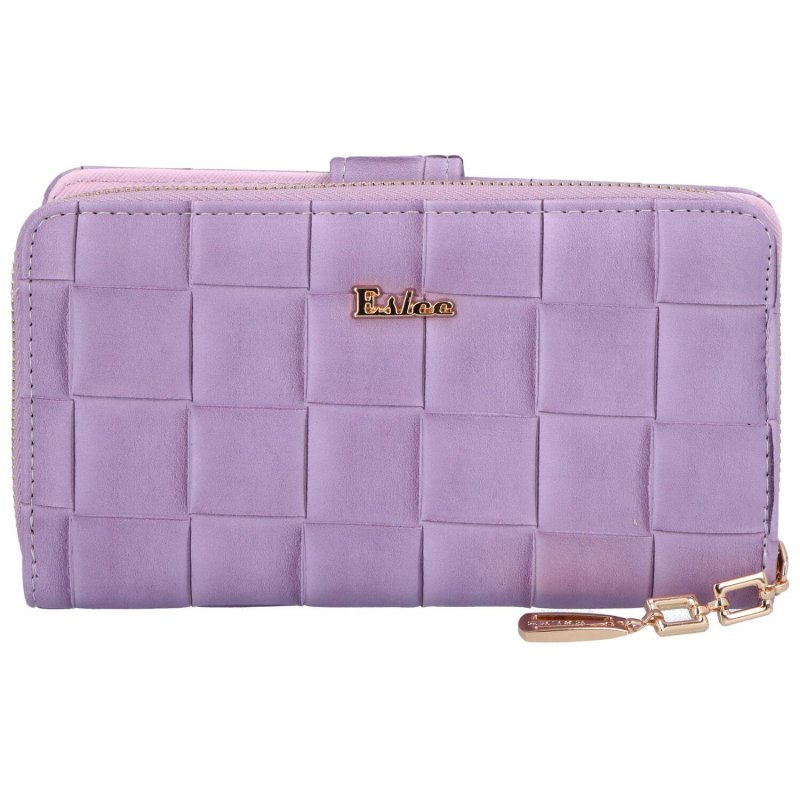 Zajímavá koženková peněženka Eslee Joxi, fialová