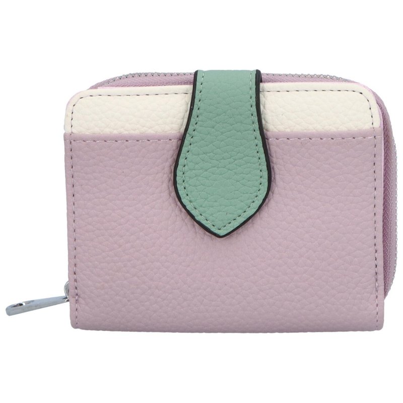 Trendová koženková peněženka MaxFly Kove, světle fialová
