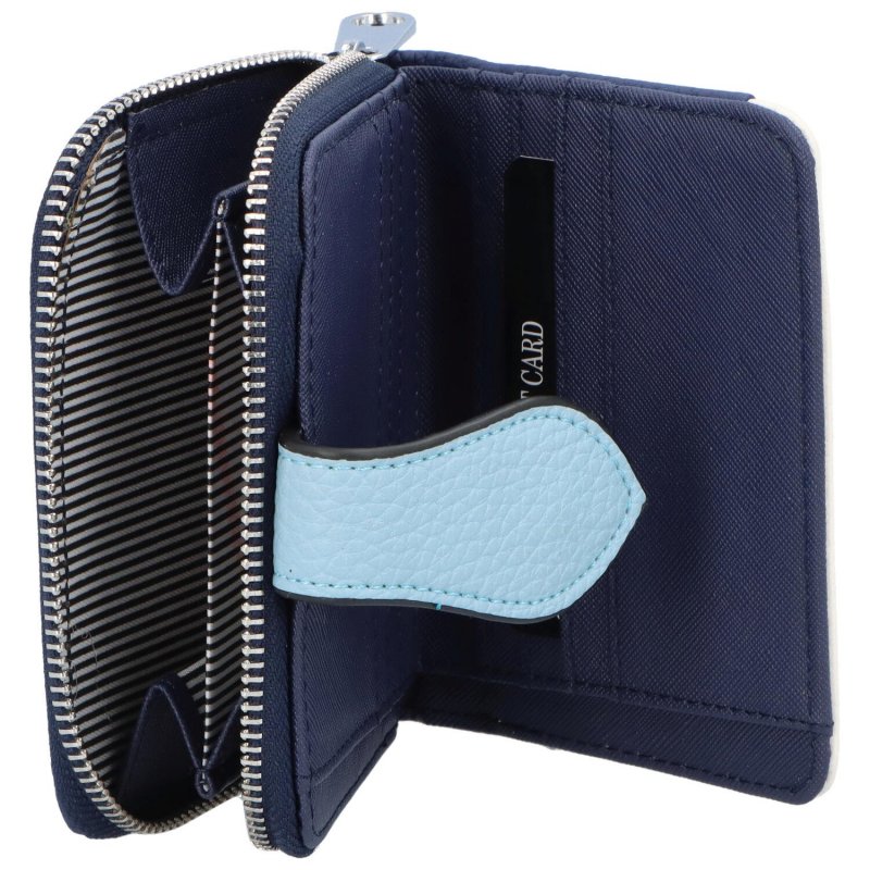 Trendová koženková peněženka MaxFly Kove, tmavě modrá