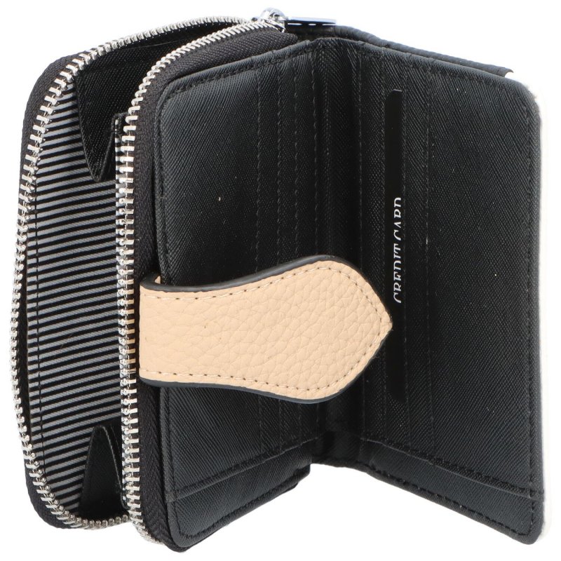 Trendová koženková peněženka MaxFly Kove, černá