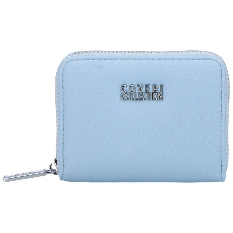 Malá dámská koženková peněženka Lisi, světle modrá