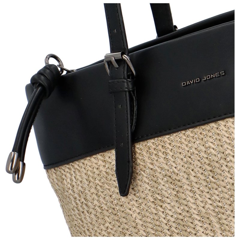 Letní dámská stylová kombinovaná kabelka Garbie, černá