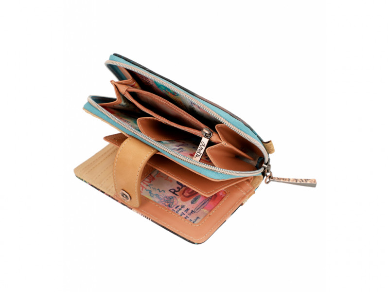Dámská koženková peněženka Anekke Coral, střední