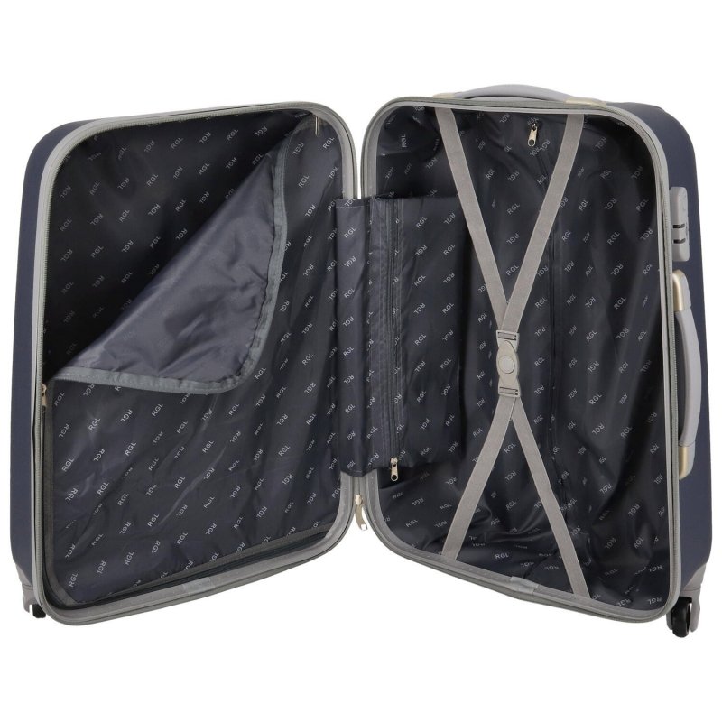 Cestovní kufr Traveler  velikost L, tmavě modrá